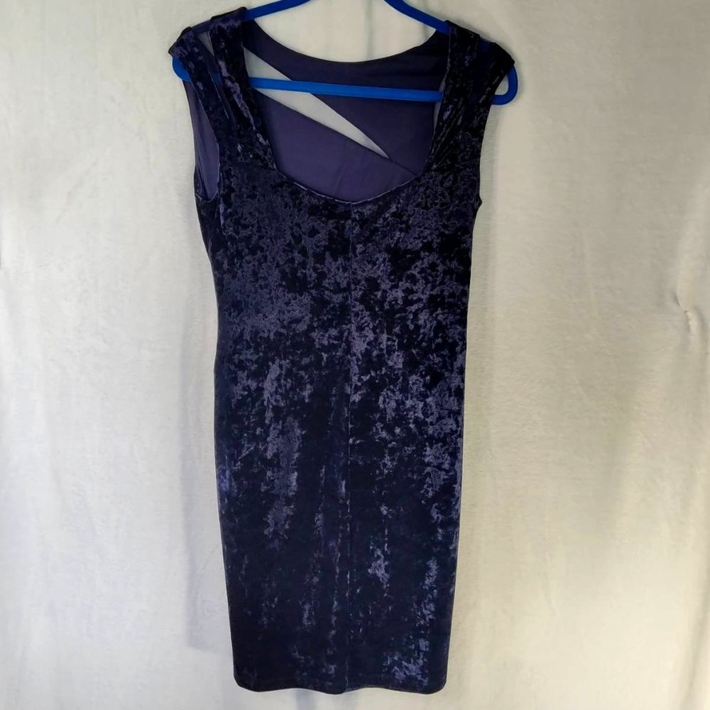 Scarlett Women's Black Velour Dress